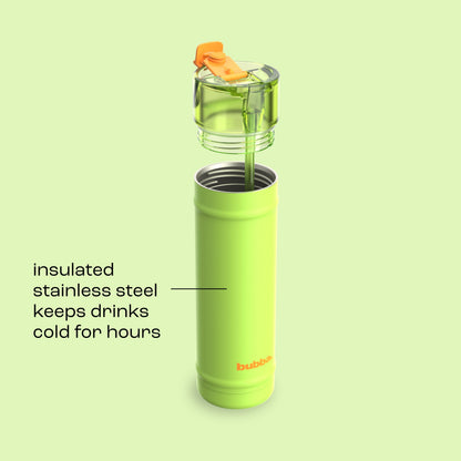 bubba 24 oz DualSip Insulated Stainless Steel Water Bottle - Glow Up - US 6837