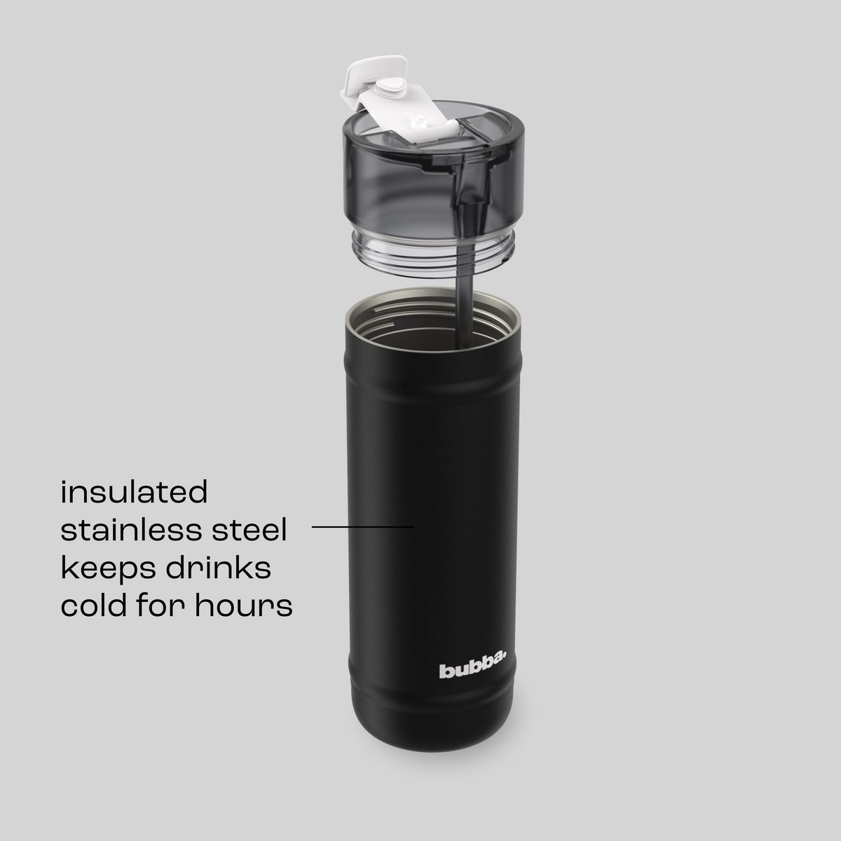 bubba 32 oz DualSip Insulated Stainless Steel Water Bottle - Office Siren - US 5538
