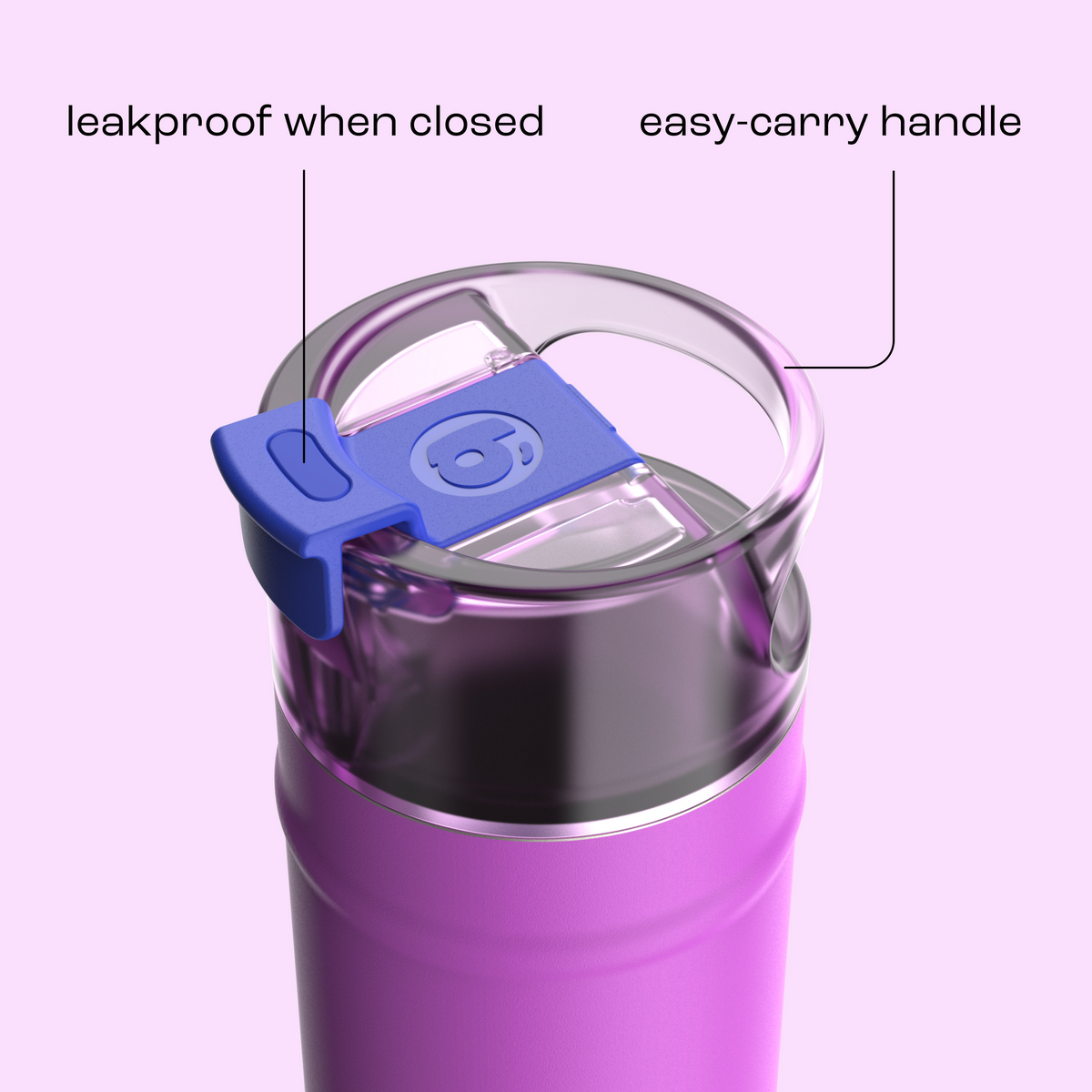 bubba 18 oz DualSip Insulated Stainless Steel Water Bottle - Mood Booster - US 4296