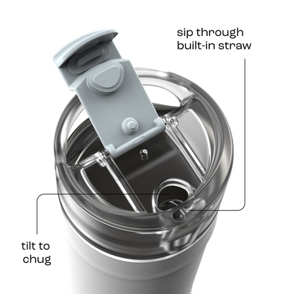 bubba 18 oz DualSip Insulated Stainless Steel Water Bottle - Fresh Kicks - US 8158