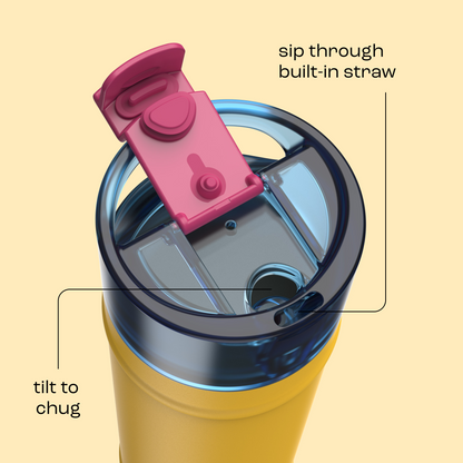 bubba 24 oz DualSip Insulated Stainless Steel Water Bottle - Spirit Week - US 6725