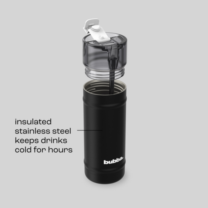 bubba 18 oz DualSip Insulated Stainless Steel Water Bottle -  Office Siren - US 1419