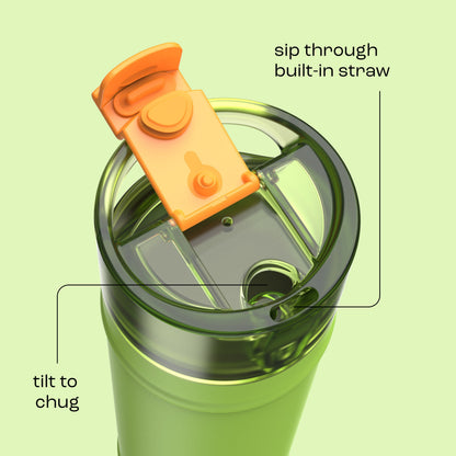 bubba 24 oz DualSip Insulated Stainless Steel Water Bottle - Glow Up - US 6837