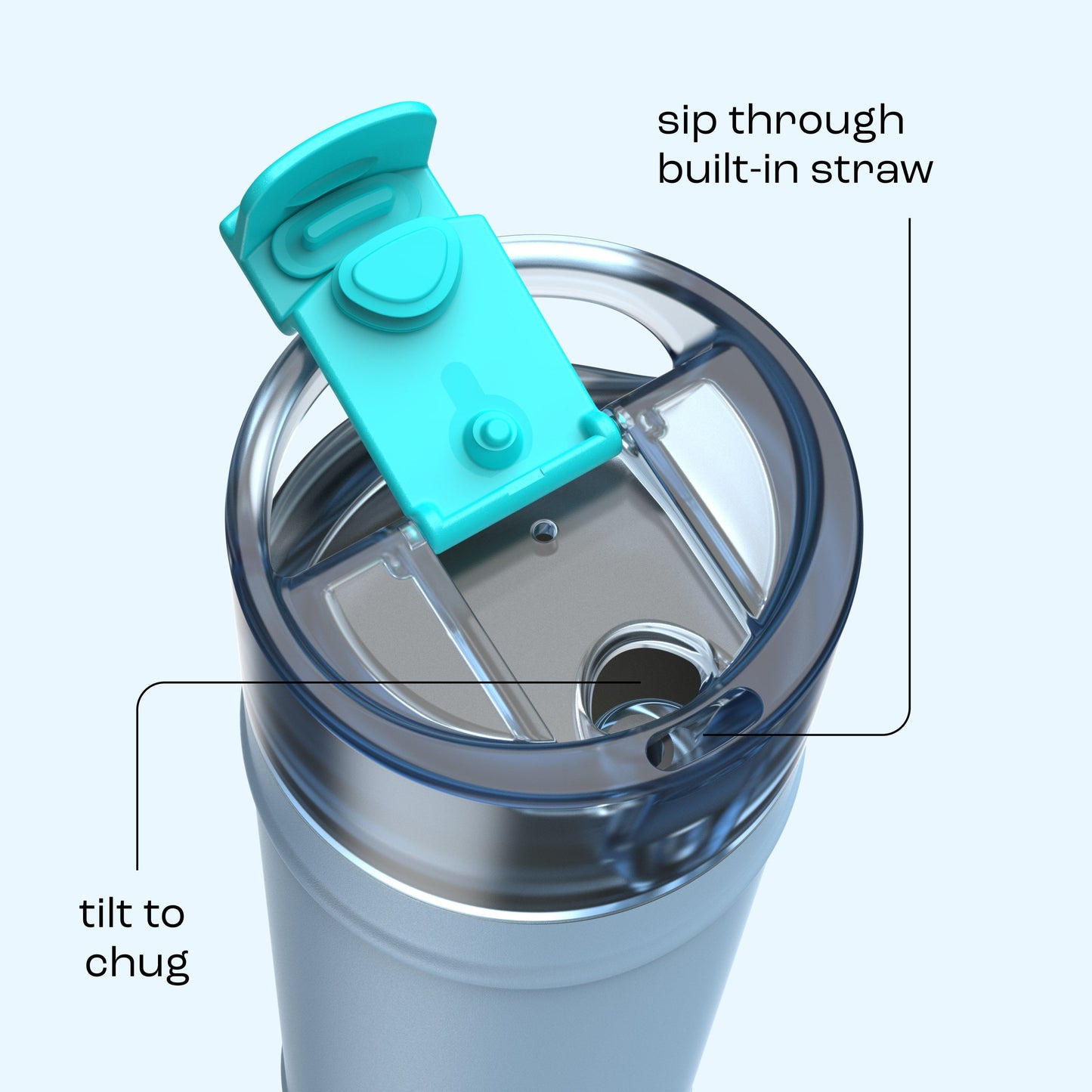 bubba 24 oz DualSip Insulated Stainless Steel Water Bottle - Daydreamin - US 1376