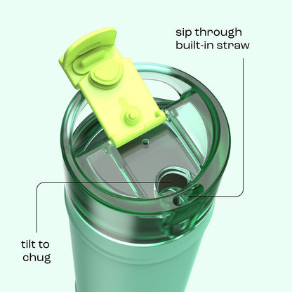 bubba 24 oz DualSip Insulated Stainless Steel Water Bottle - Tropical Eclipse - US 2509