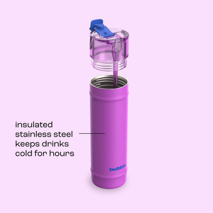 bubba 24 oz DualSip Insulated Stainless Steel Water Bottle - Mood Booster - US 1550