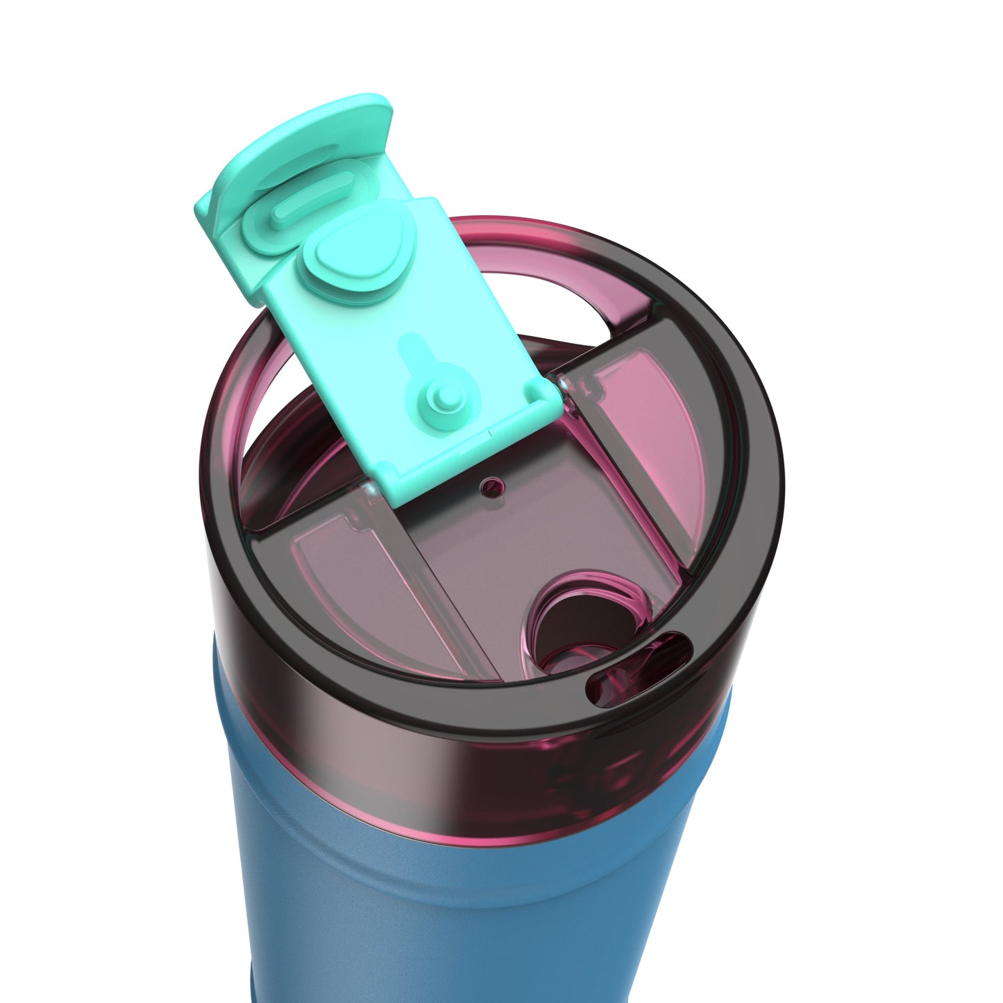 bubba 24 oz DualSip Insulated Stainless Steel Water Bottle - Blue Ribbon - US 2845