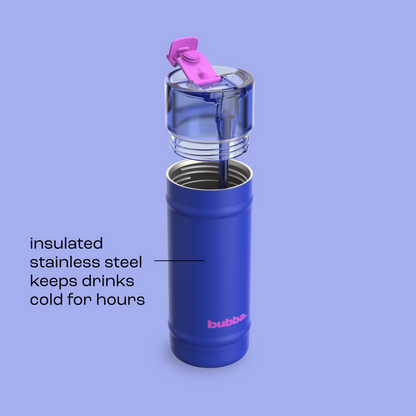bubba 18 oz DualSip Insulated Stainless Steel Water Bottle - Ocean Energy - US 6438