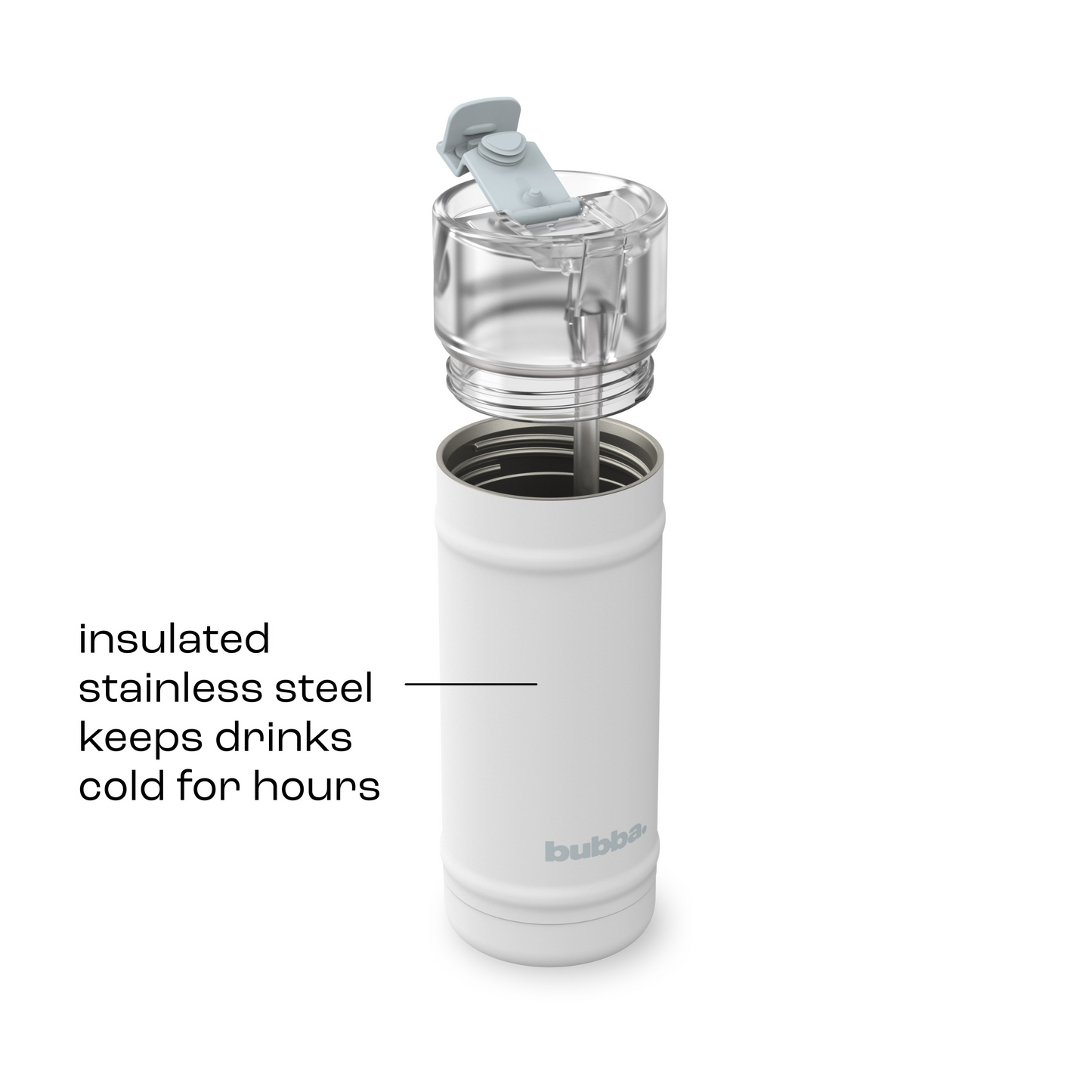 bubba 18 oz DualSip Insulated Stainless Steel Water Bottle - Fresh Kicks - US 8158