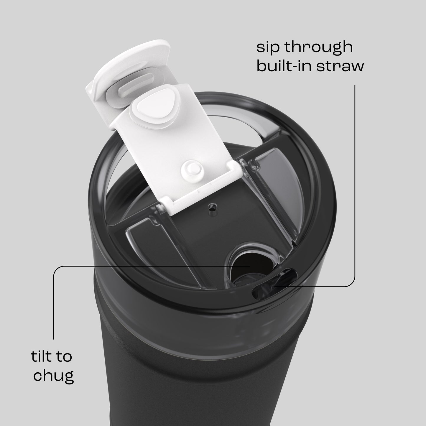 bubba 24 oz DualSip Insulated Stainless Steel Water Bottle - Office Siren - US 6226