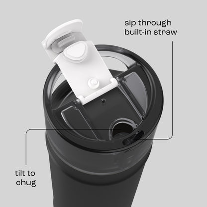 bubba 24 oz DualSip Insulated Stainless Steel Water Bottle - Office Siren - US 6226