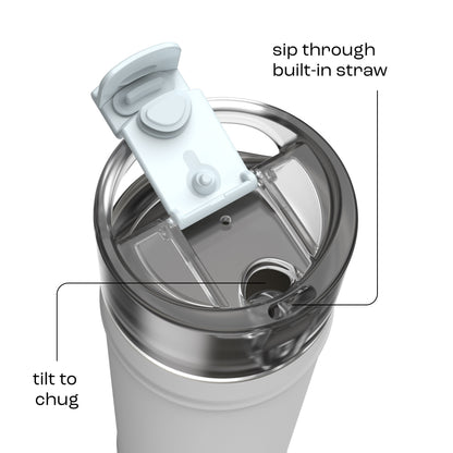 bubba 24 oz DualSip Insulated Stainless Steel Water Bottle - Fresh Kicks - US 4621