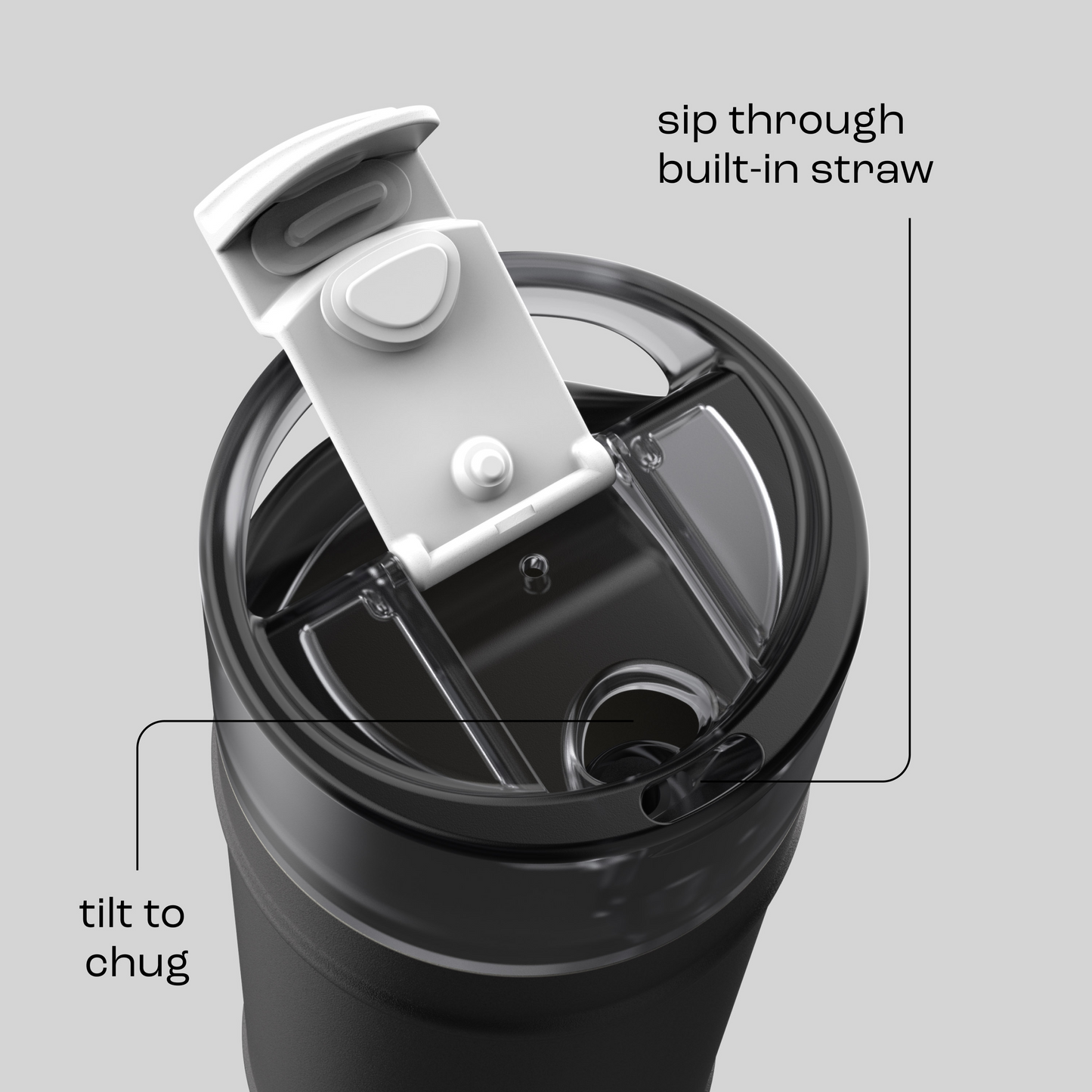 bubba 18 oz DualSip Insulated Stainless Steel Water Bottle -  Office Siren - US 1419