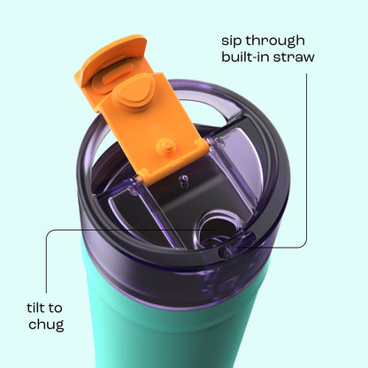 bubba 24 oz DualSip Insulated Stainless Steel Water Bottle -  Field Trip - US 4017