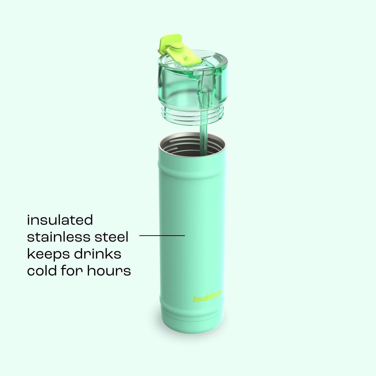 bubba 24 oz DualSip Insulated Stainless Steel Water Bottle - Tropical Eclipse - US 2509