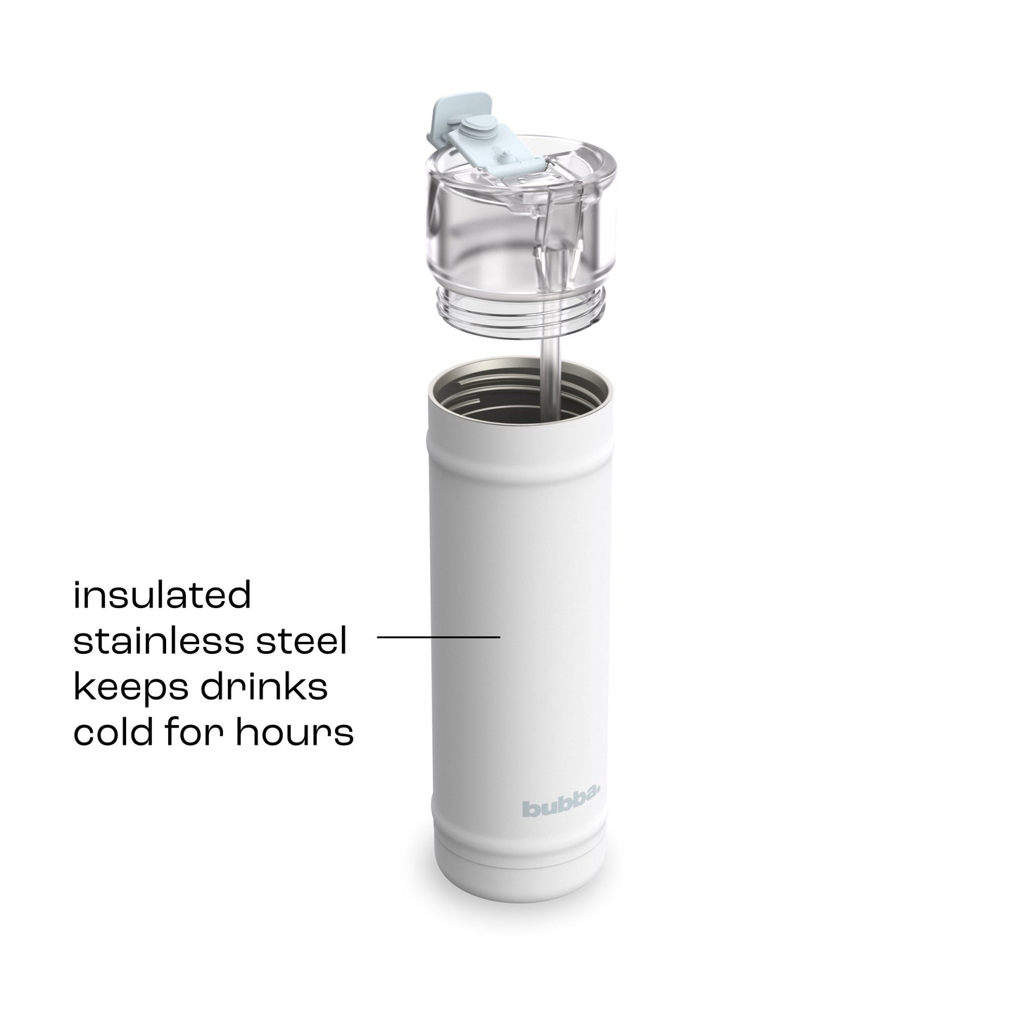 bubba 24 oz DualSip Insulated Stainless Steel Water Bottle - Fresh Kicks - US 4621